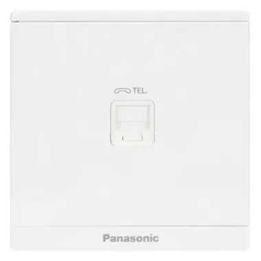Ổ cắm đơn không màn che 250VAC-16A Panasonic WEV1091SW