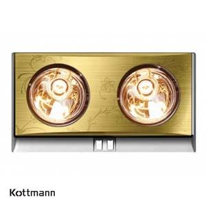 Đèn sưởi Hans 2 bóng Kottmann K2B-Q