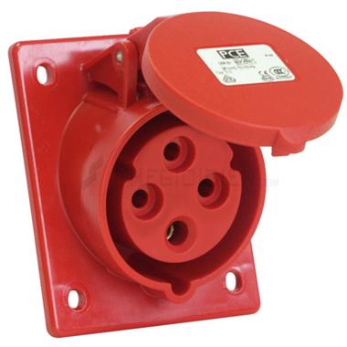Ổ cắm gắn âmF424-6 loại nghiêng không kín nước(IP44)