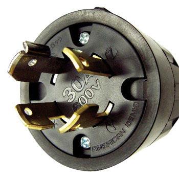 Phích cắm cao su chấu khóa American denki 4362R