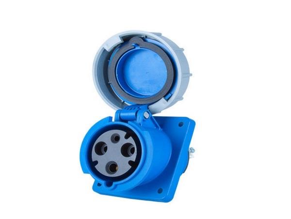 Ổ cắm gắn âm F433-6FC kín nước dạng nghiêng