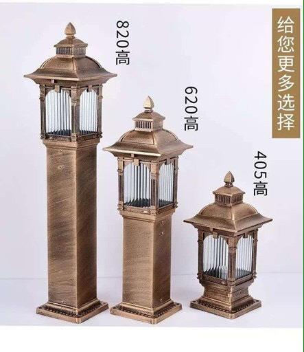 Đèn cột bằng đồng nguyên chất
