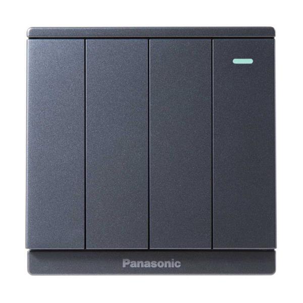 Công Tắc 4 đảo chiều Moderva xám ánh kim WMF518MYH-1VN