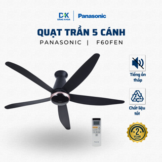 Quạt trần 5 cánh Panasonic F-60FEN NanoeX, Econavi