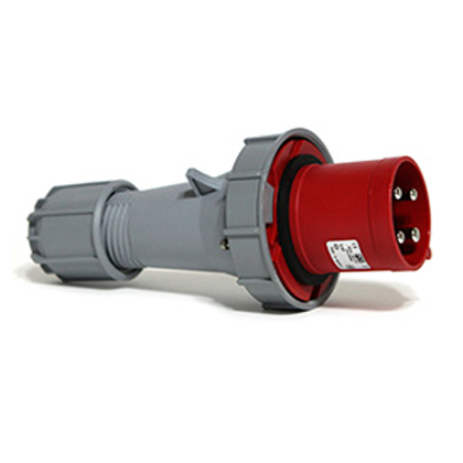 Phích cắm di động F034-6 loại kín nước 63A 4P 400V 6H IP67