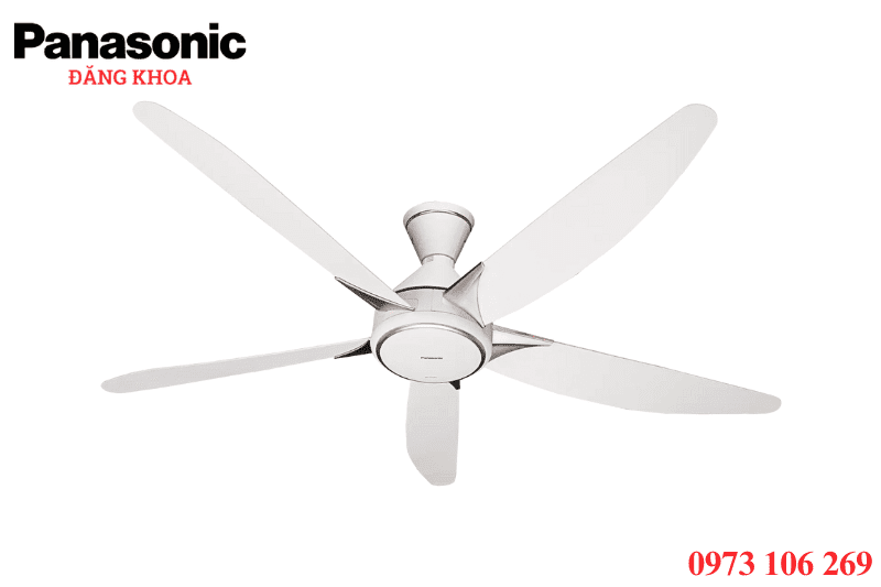 Quạt trần Panasonic F60GDS-W điều khiển từ xa 5 cánh
