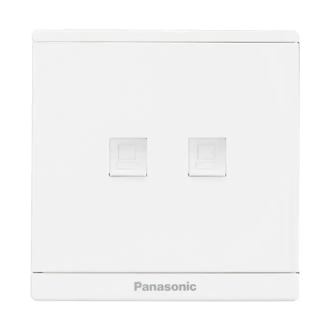 Bộ 2 Ổ cắm mạng cat 5 Panasonic Moderva WMF422-VN