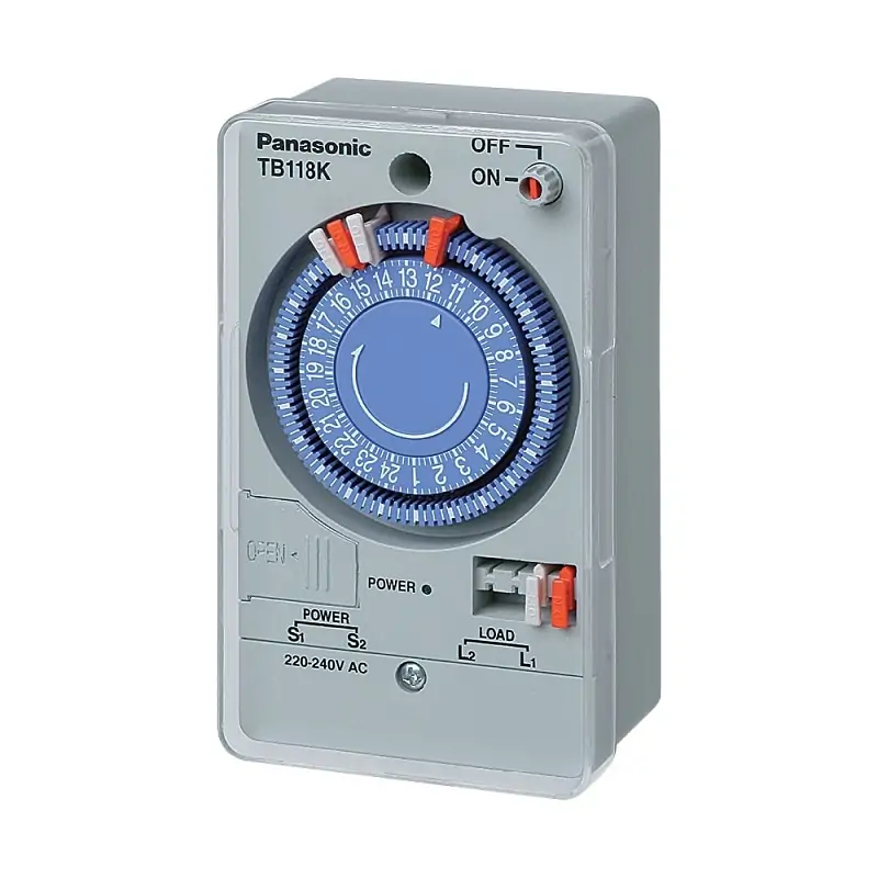 Công tắc đồng hồ hẹn giờ Panasonic TB118NE7V - Hẹn giờ cơ 24h tiện lợi, tiết kiệm