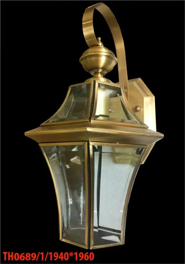 Đèn treo tường bằng đồng 0689