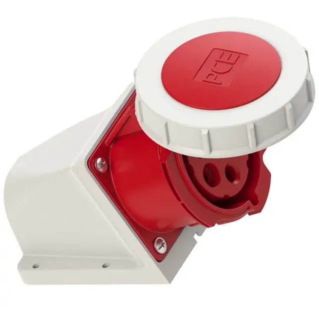 F1252-6 Ổ cắm nổi loại kín nước 32A 5P 400V 6H IP67