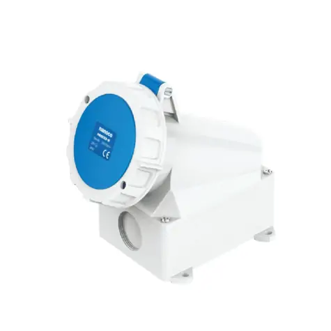 Ổ cắm gắn nổi 32A-3P- 230V- 6H-IP67 Nanoco NIS1232-6 