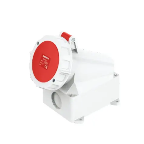 Ổ cắm gắn nổi 63A-5P- 400V- 6H-IP67 Nanoco NIS135-6