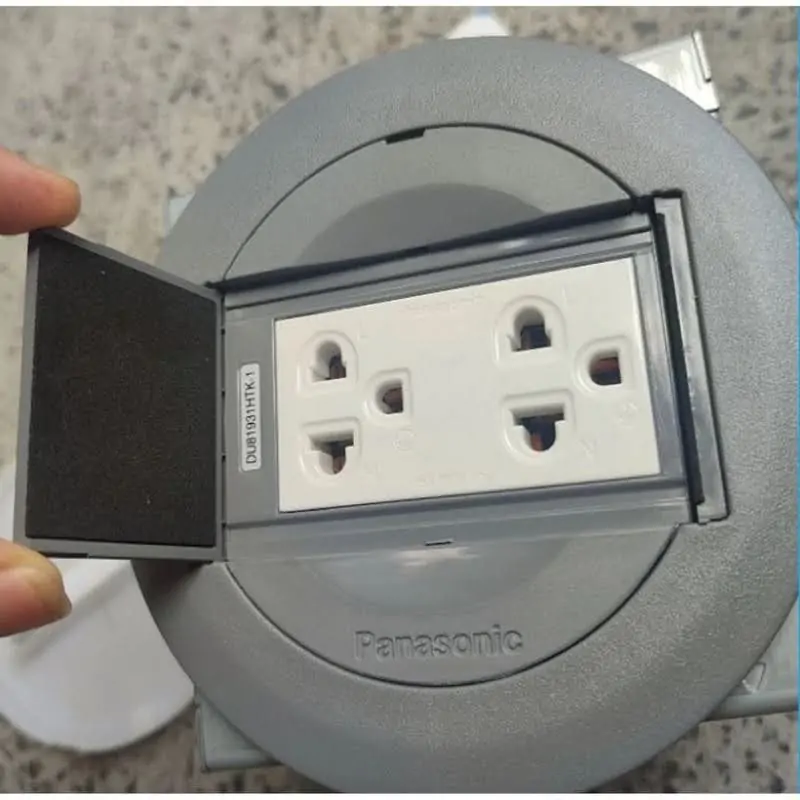 Ổ cắm âm sàn Panasonic DU81931HTK-1 - Tiện nghi, an toàn, thẩm mỹ cho không gian làm việc