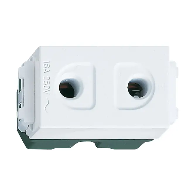 Ổ cắm đơn dùng cho phích cắm tròn 250VAC-16A Panasonic WEG1090SW