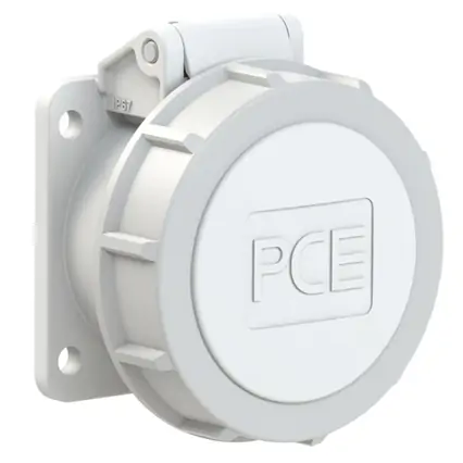 Ổ cắm kín nước 16A 2p 24/42V 10h IP67 PCE F3822-10F9V