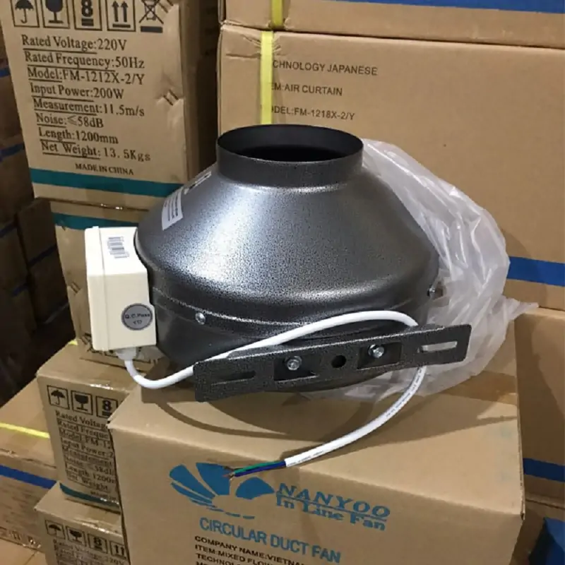Trải nghiệm không khí trong lành với quạt thông gió âm trần nối ống Nanyoo DPT20-66B chính hãng Đăng Khoa.