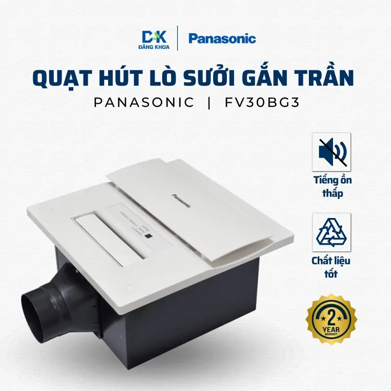 QUẠT THÔNG GIÓ CÓ SƯỞI FV30BG3