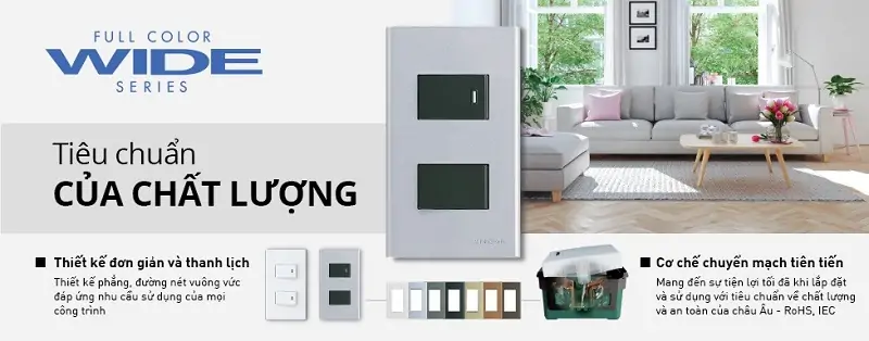 Công ty Đăng Khoa cung cấp công tắc ổ cắm Panasonic Wide Series đa dạng các dòng