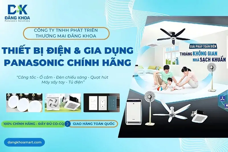 quạt th&ocirc;ng gi&oacute; cho ph&ograve;ng ngủ Đăng Khoa Mart